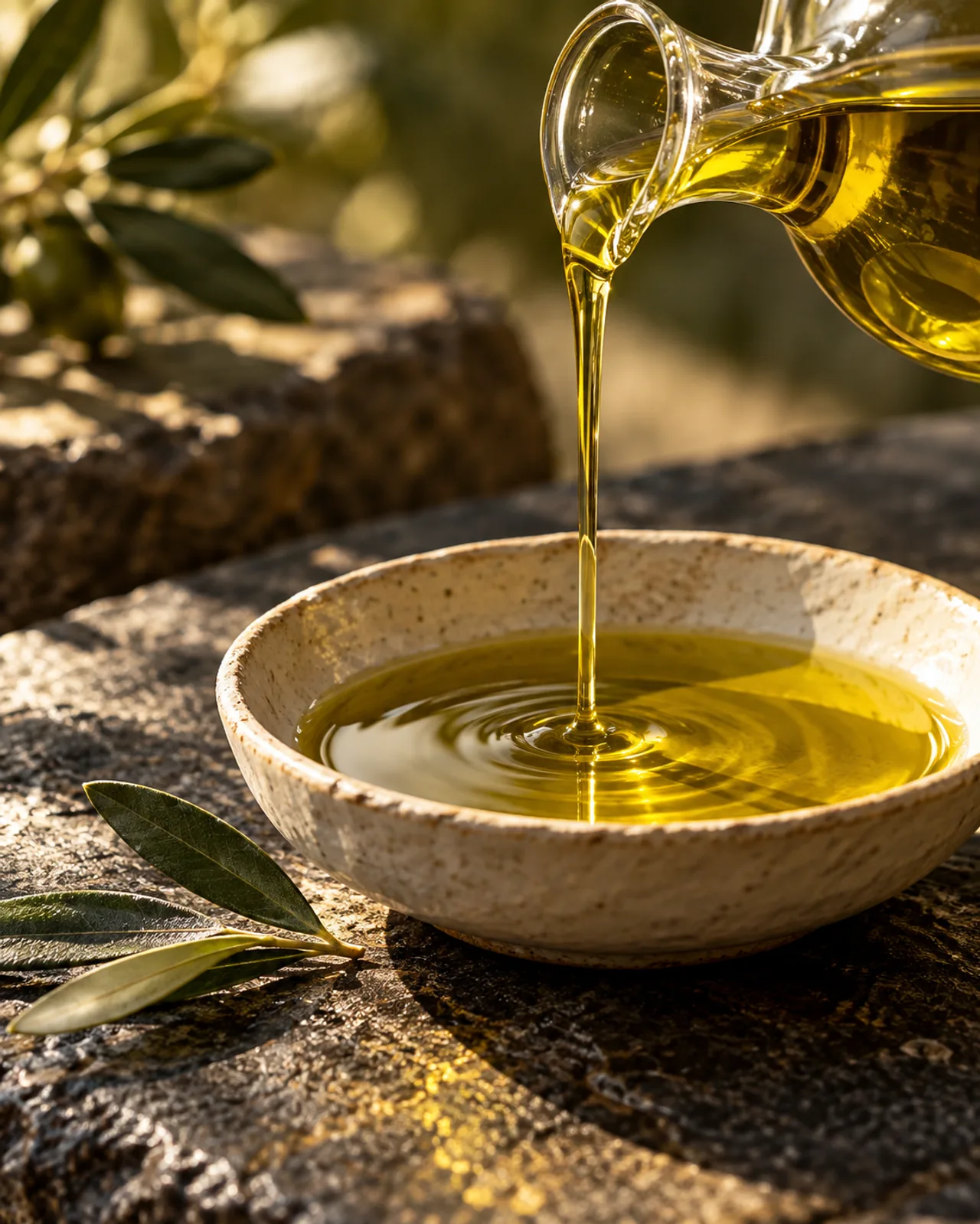 Immagine editoriale: L’olio, da vicino